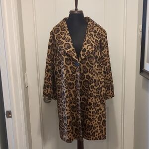 Leopard Print Coat